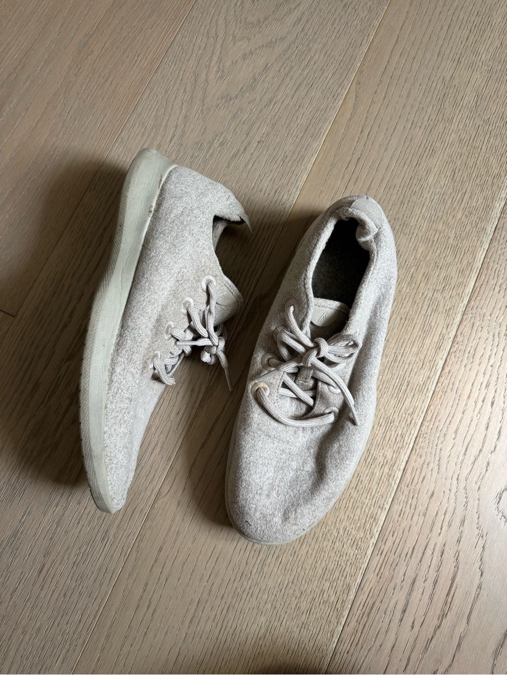 Light Beige Men's Casual Knit Sneakers AllBirds